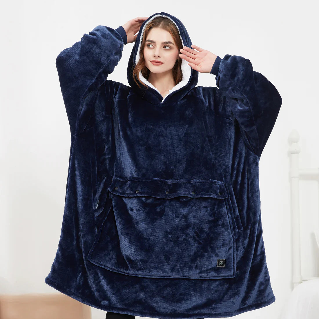 Heated Oversized Hooded Pajamas